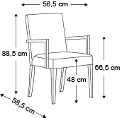 chaise-zenith-dimensions